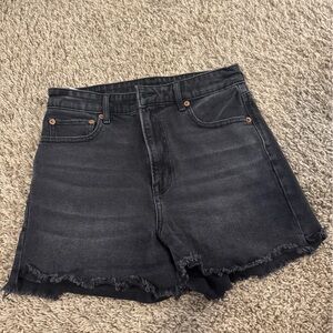 American Eagle Black Denim Shorts